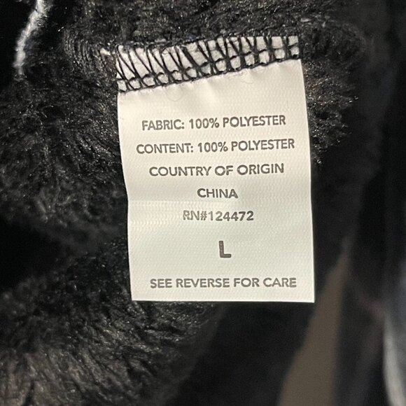 River Trail Mens Navy and Black Plaid Fleece Lined Hoodie Jacket - NWT - Picture 4 of 6